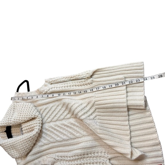 DEX Womens Sleeveless Cable Knit Turtleneck Sweater- Size XS - Picture 9 of 10